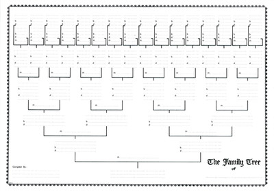 6 Generation Pedigree Chart