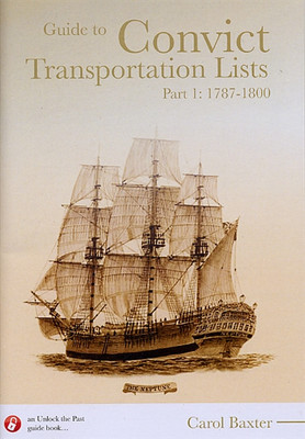Guide to Convict Transportation Lists Part 1: 1787-1800
