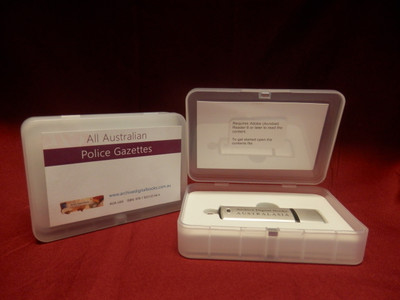 All Australian Police Gazettes Collection - USB
