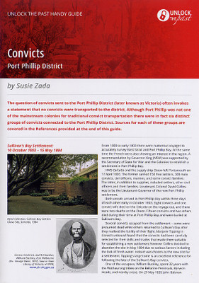 Handy Guide: Convicts: Port Phillip District