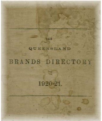 Queensland Brands Directory 1920-1921 - EBOOK