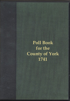 Yorkshire Poll Book 1741