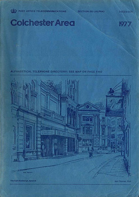 Essex Telephone Directory 1977: Colchester Area