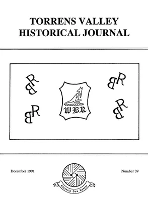 Torrens Valley Historical Journal No. 39 - EBOOK