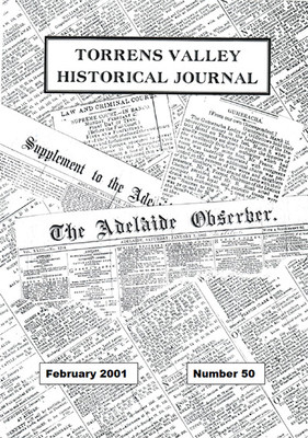 Torrens Valley Historical Journal No. 50 - EBOOK