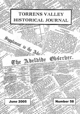 Torrens Valley Historical Journal No. 58 - EBOOK
