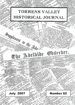 Torrens Valley Historical Journal No. 62 - EBOOK