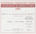 Northern Territory Times Almanac and Directory 1887 - EBOOK