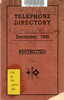 Telephone Directory December 1942: Personnel in Military Installations - EBOOK