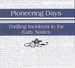 Pioneering Days: Thrilling Incidents in the Early Sixties - EBOOK