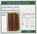 Queensland State Electoral Roll 1895 - EBOOK