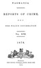 Tasmania Reports of Crime 1878 - EBOOK