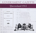 Queensland Government Gazette 1913 - EBOOK