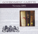 Victorian Government Gazette 1895 - USB