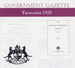 Tasmanian Government Gazette 1928 - EBOOK