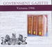 Victorian Government Gazette 1906 - USB