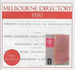 Melbourne Directory 1880 (Sands and McDougall) - EBOOK