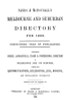 Melbourne Directory 1899 (Sands and McDougall) - EBOOK