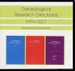 Genealogical Research Directories Set 1994-2007