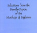 Selections from the Family Papers of the MacKays of Bighouse - EBOOK