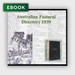 Australian Pastoral Directory 1939 - EBOOK