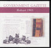 Hobart Government Gazette 1903 - CD second