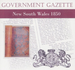 New South Wales Government Gazette 1850 - CD second - SOLD OUT