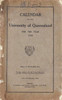 Calendar of the University of Queensland 1939 - SOLD OUT