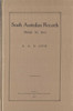 South Australian Records Prior to 1841 - SOLD OUT