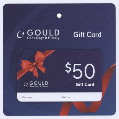 Gould Genealogy $50 Gift Card