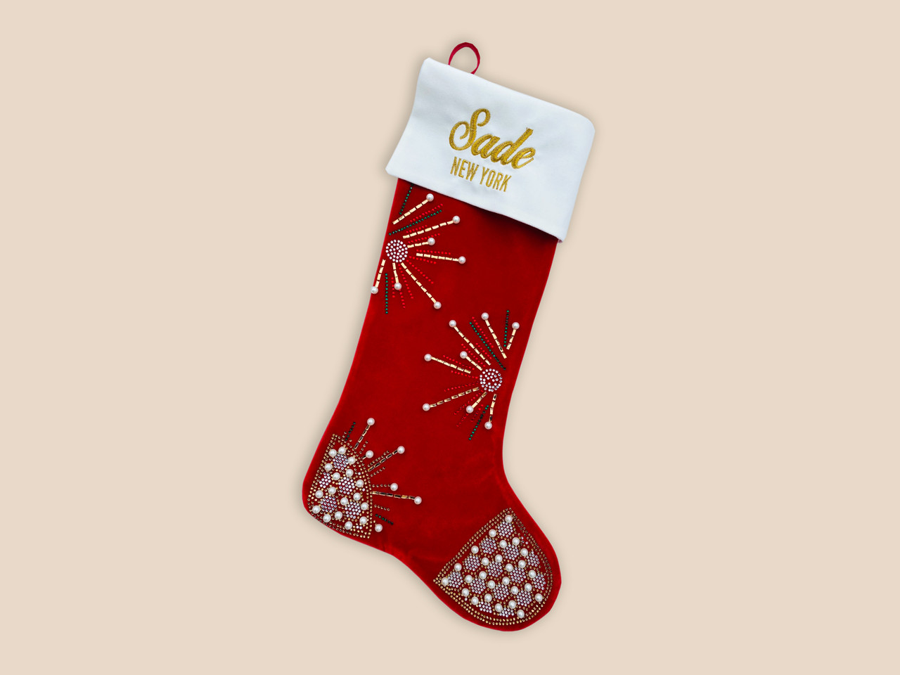 Christmas Stocking-Designer Inspired-LV-Personalized-Customized
