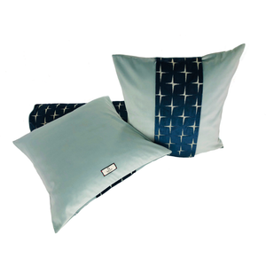 STAR VELVET EURO SHAM & BOLSTER SET