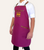 Custom logo canvas apron with leather accents for cafés, barbershops and hospitality teams