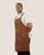 Custom apron with leather front pockets, towel holders and personalized name option