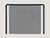 Unisex gray bistro apron with two practical pockets and sewn waistband trim detail