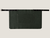 Green leather half apron with adjustable belt and personalized embroidery option