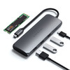 Satechi USB-C Slim Alu Multiport Hub mit SSD Fach
