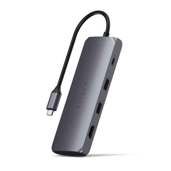 Satechi USB-C Slim Alu Multiport Hub mit SSD Fach