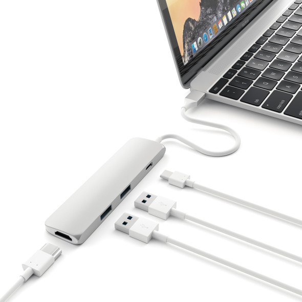 Satechi USB-C Slim Alu Multiport Hub ST-CMAS