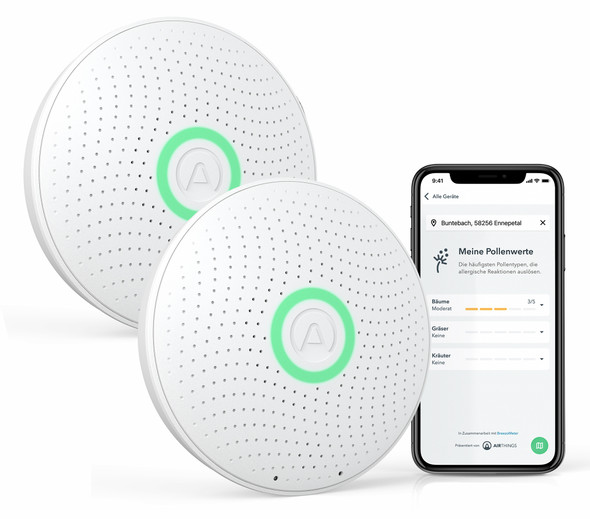 Airthings 2x Wave Plus