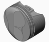 CP Bullet LS 4.005" Piston Set |+10cc Dome Top | 3.622" Stroke | BLS1138-005