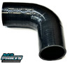Silicone Hose | 89MM | 90Degree | 200MM Tails | Ends 3 Ply