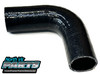 Silicone Hose | 63.5MM | 90Degree | 200MM Tails | Ends 3 Ply