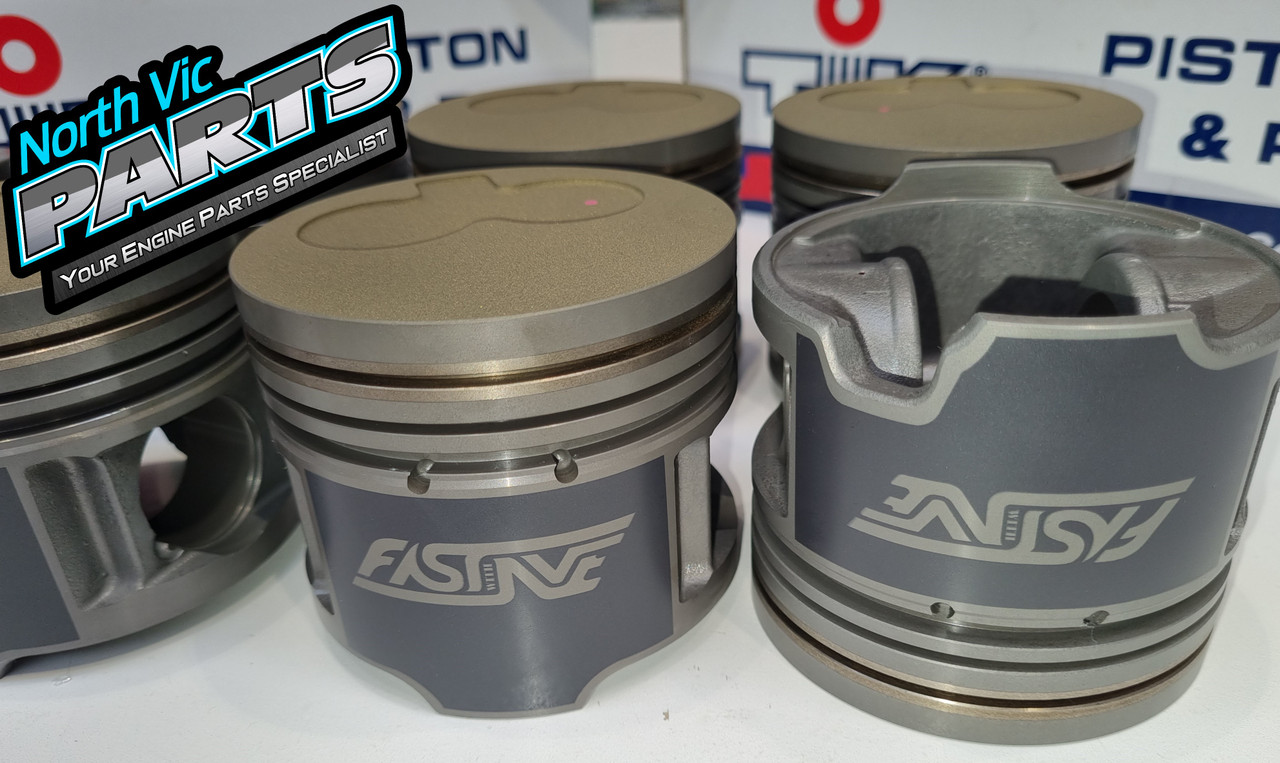 FAST Turbo Piston Set - Ceramic Coated | Toyota 1HZ