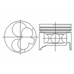 TIK Piston Set | Toyota 5L