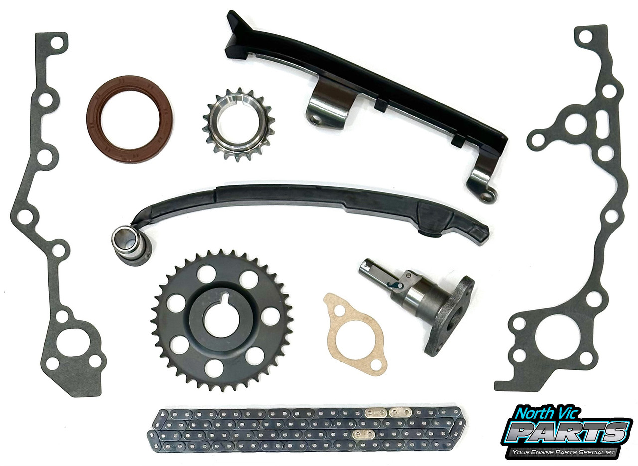 Timing Chain Set - With Gears | Toyota 2RZ 2439cc 4 Cyl SOHC 8V