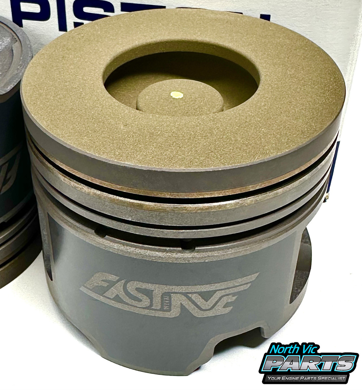 FAST Turbo Piston Set - Ceramic Coated | Toyota 1HD-FTE