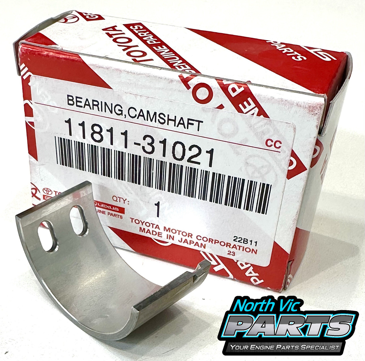 Genuine Upper Camshaft Bearing (2 Req) | Toyota 1GR-FE