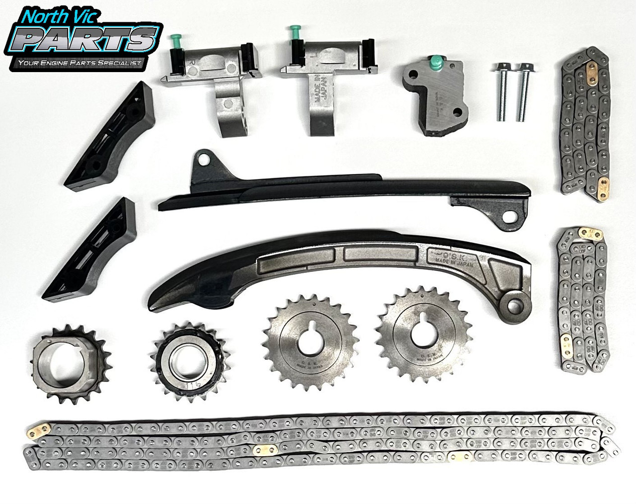 OSK Timing Chain Set With Gears | Toyota 1GR-FE