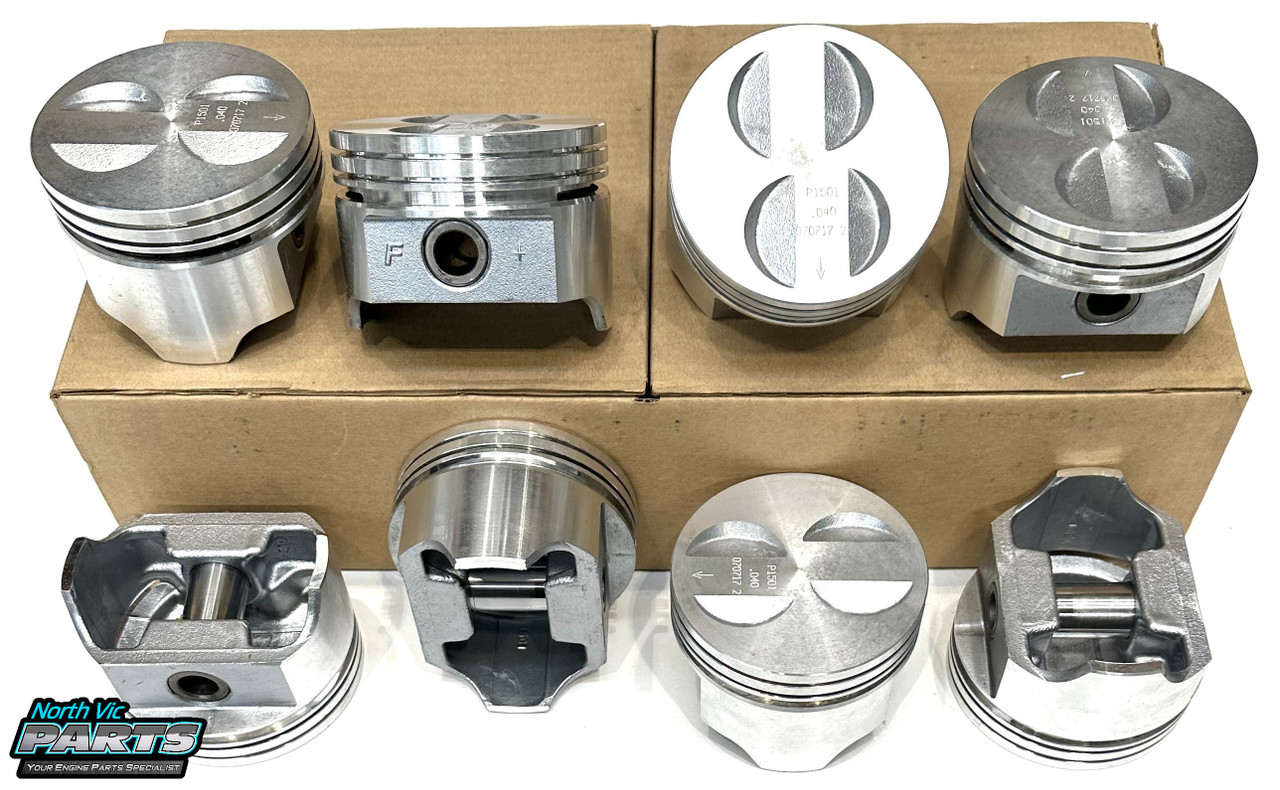 Enginetech Flat Top Piston Set | Ford 302 Windsor